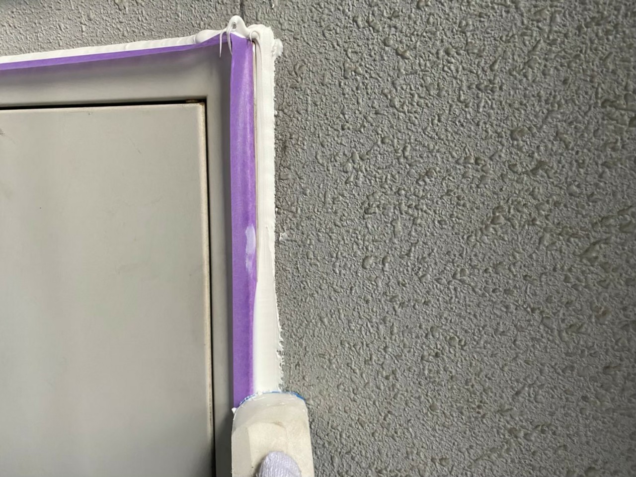 神戸市中央区でのコーキング打ち替え工事