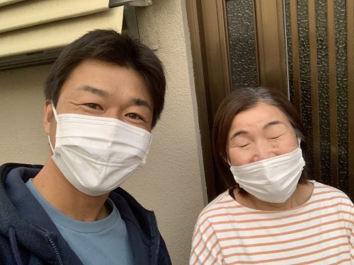 お客様との写真