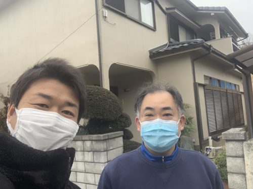 お客様と職人の写真