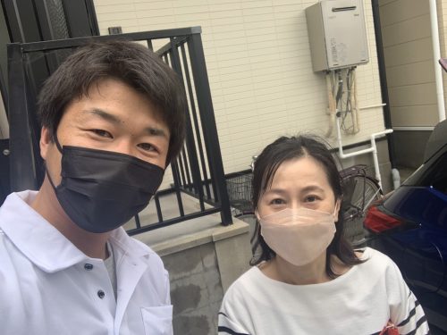 お客様とのツーショット