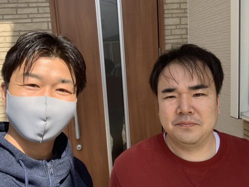 お客様との写真