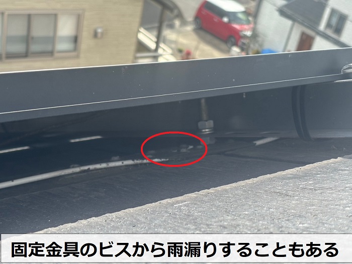 太陽光パネルの固定金具