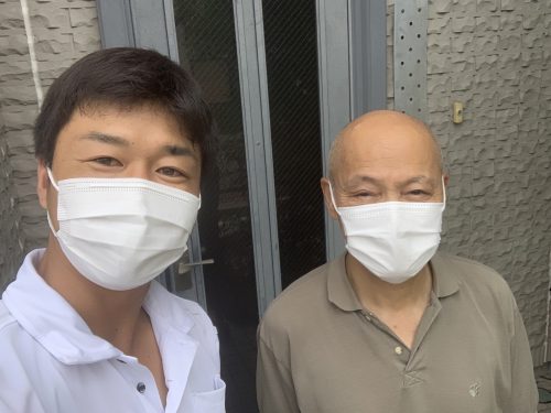 お客様との写真