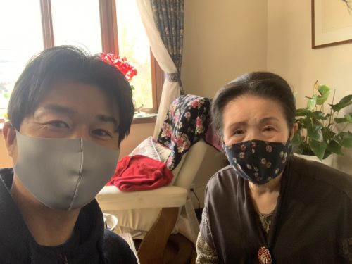 お客様との写真