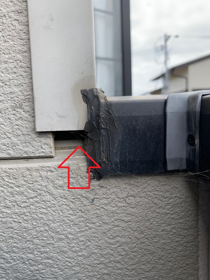 外壁に発生する謎のすき間