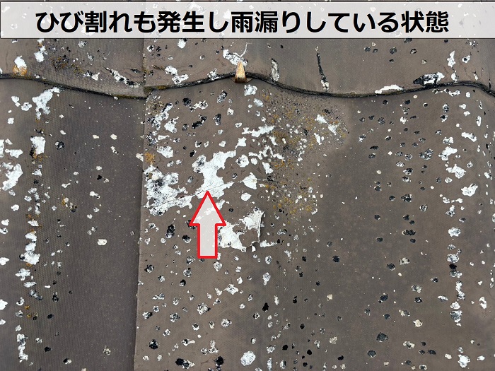 セキスイ瓦のひび割れ