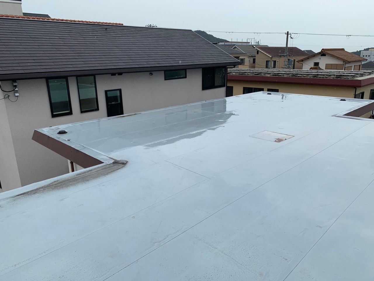 神戸市須磨区で雨漏りしている屋上防水