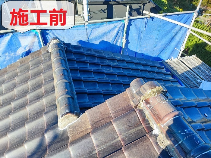 棟瓦積み替え前