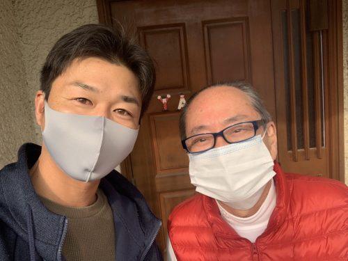 お客様との写真