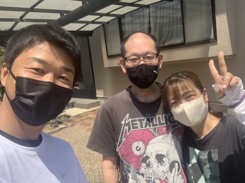 お客様との写真