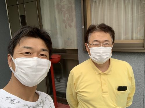 お客様との写真