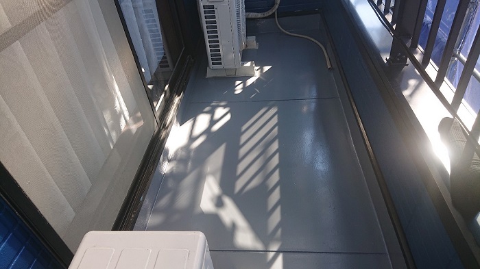 ベランダメンテナンス完了