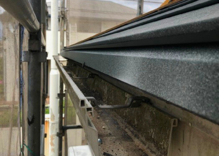 南あわじ市 雨樋撤去の様子