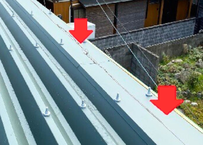 南あわじ市　ケラバ板金取り付け完了