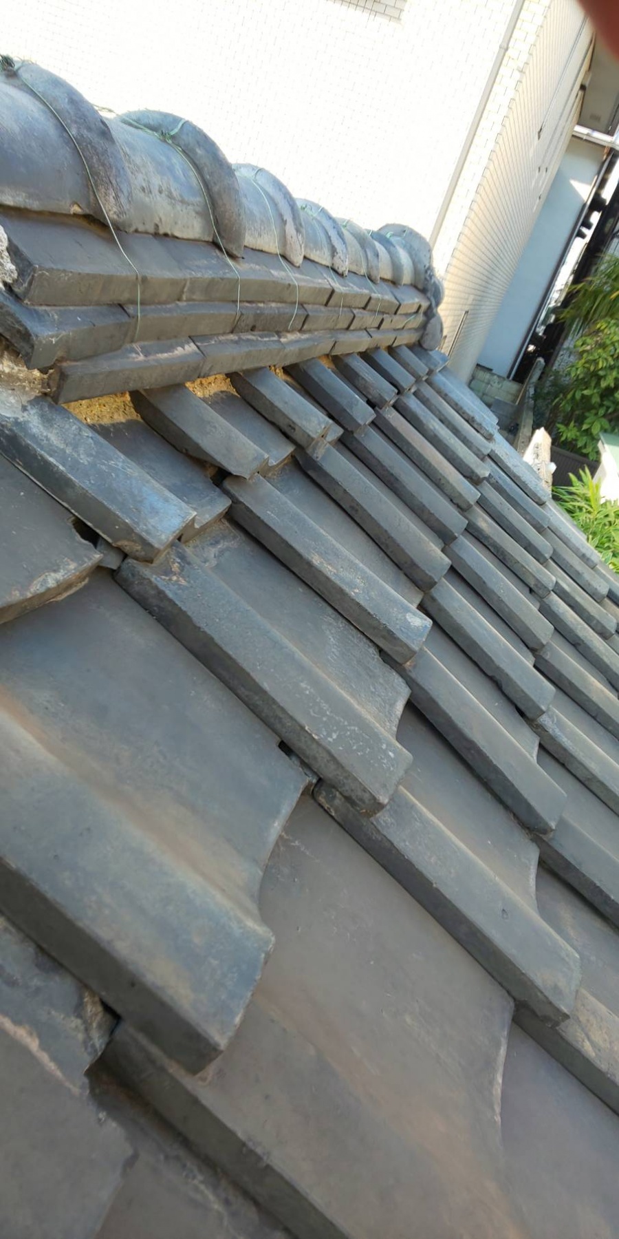 西宮市瓦屋根劣化現象