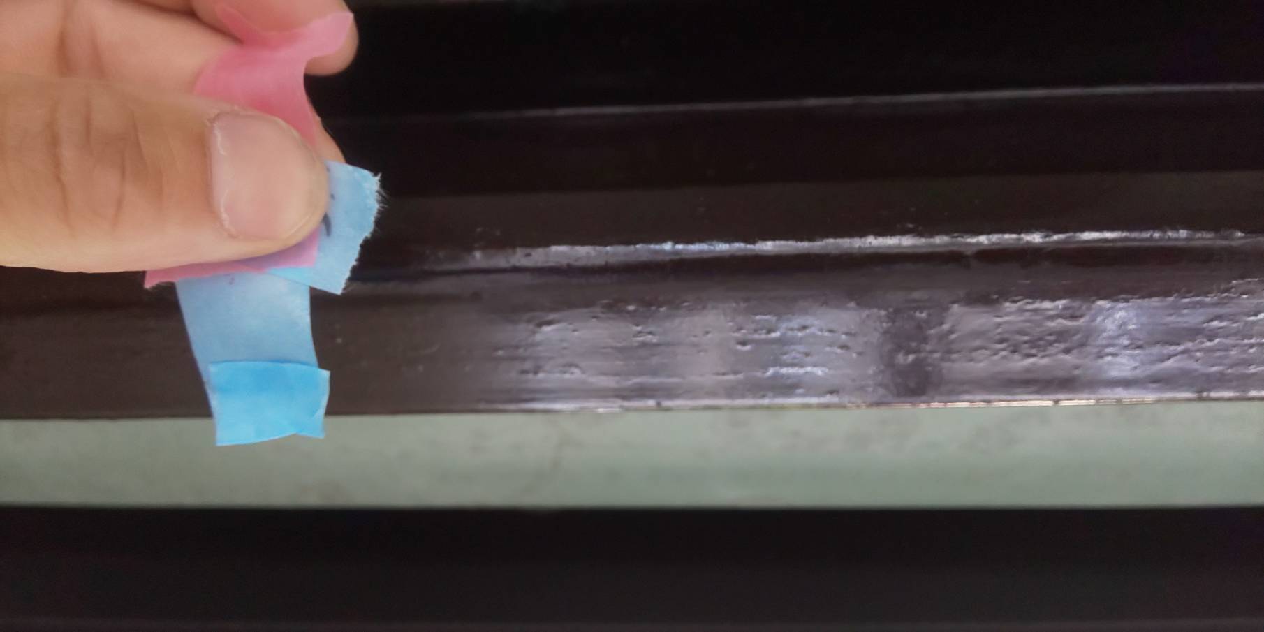 西宮市鉄部塗装不具合