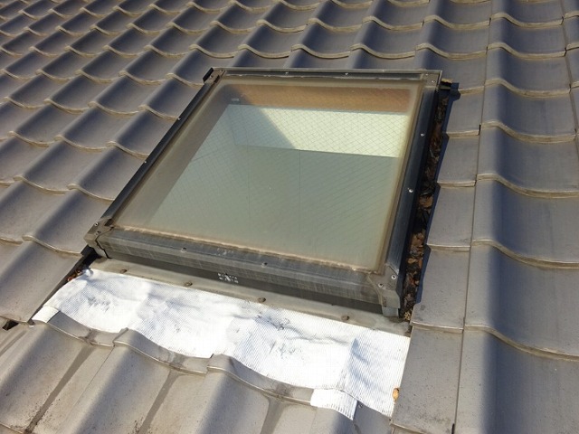 トップライト落ち葉