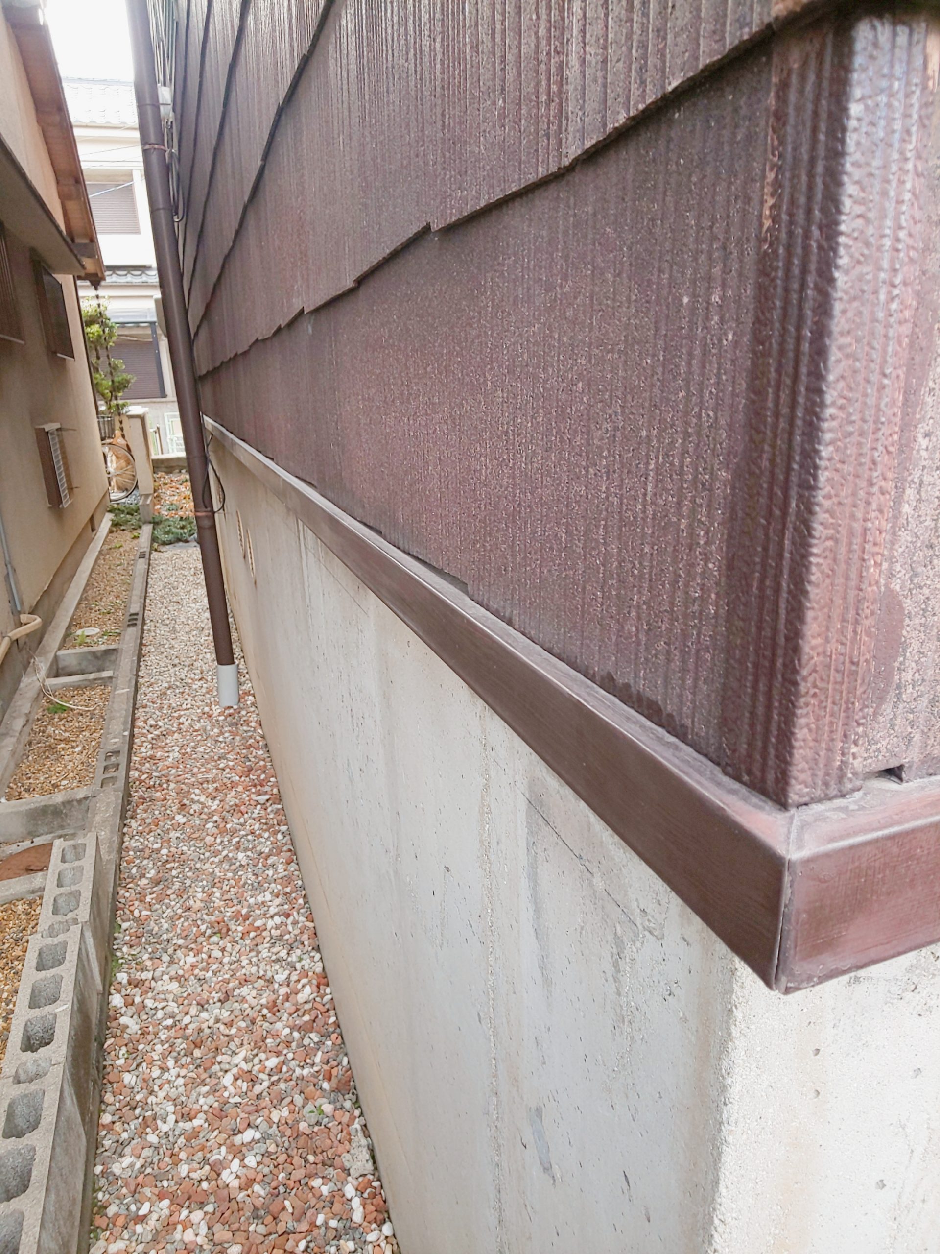 西宮市カラーベスト壁点検