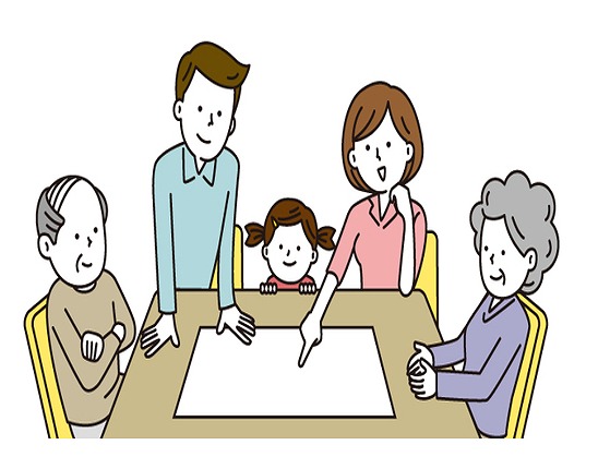 家族と相談