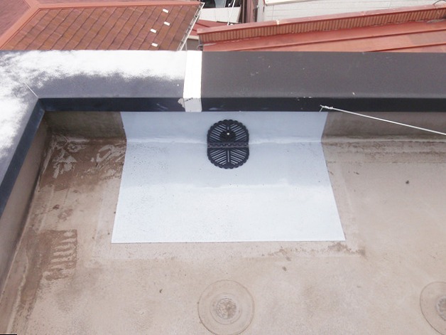 屋上ドレン改修