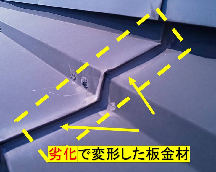 西宮市板金材劣化