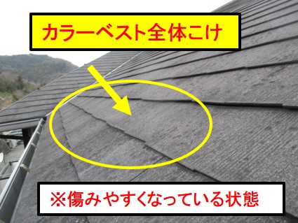 カラーベスト屋根傾斜