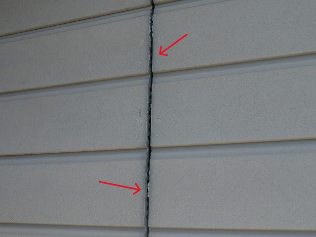 コーキング剝れ