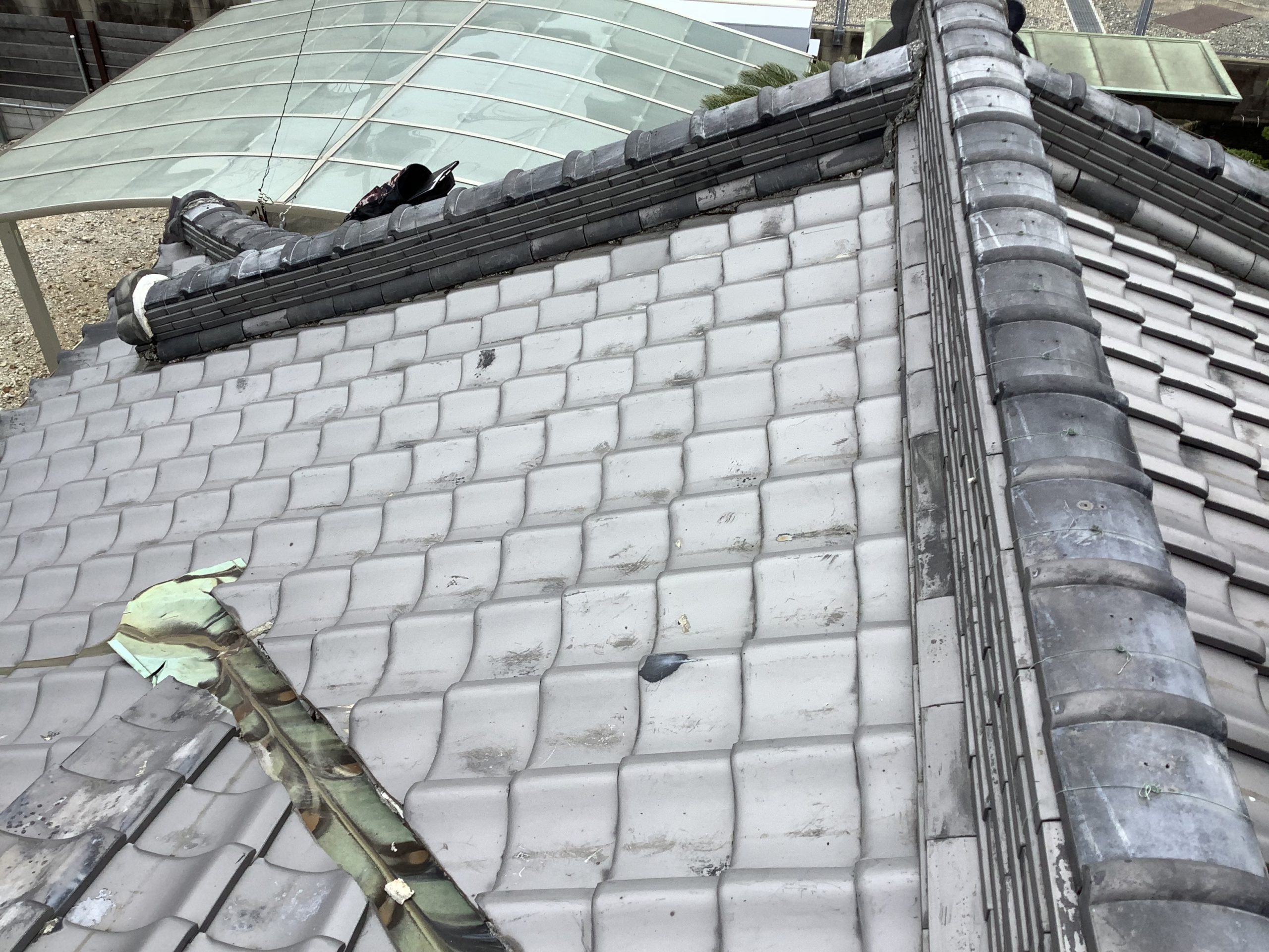 西宮市瓦屋根修繕