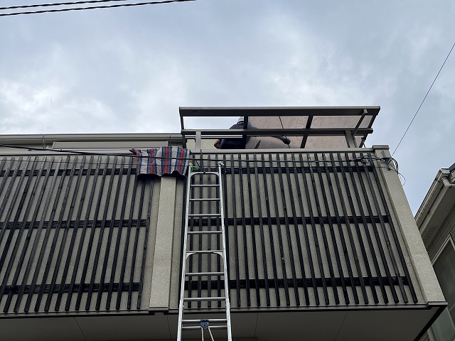 フレーム周辺の清掃と下準備