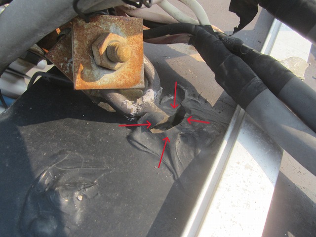 コーキング処理