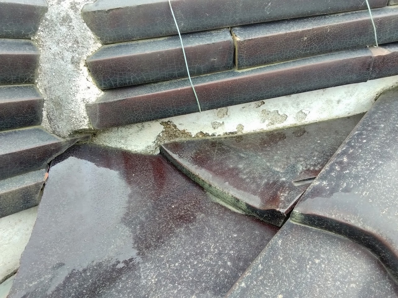 漆喰(しっくい)劣化