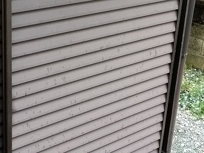 シャッター凹み