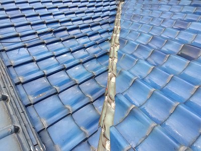 屋根葺き替え　平屋