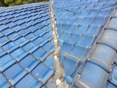 屋根葺き替え　銅板