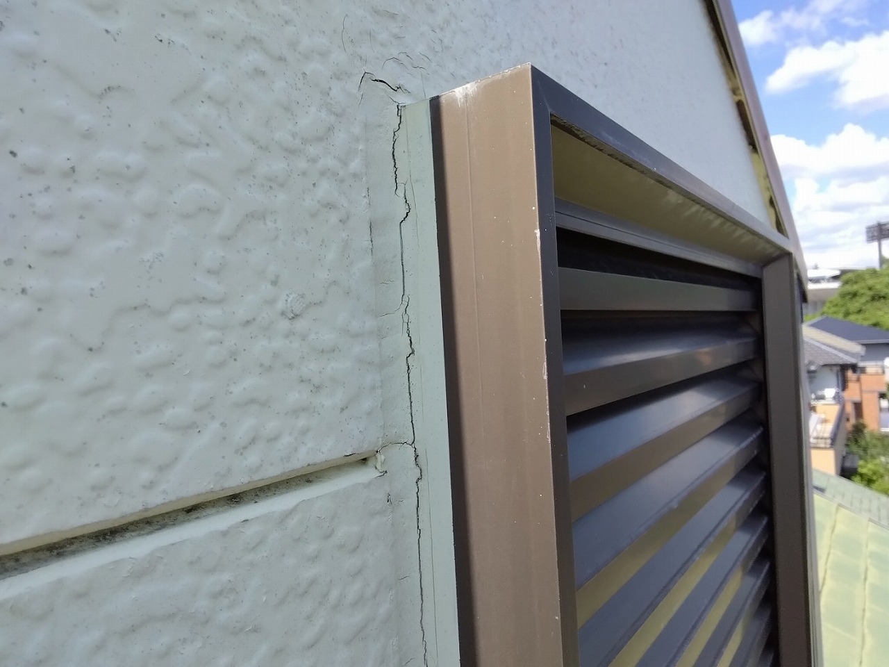 換気口　シール劣化