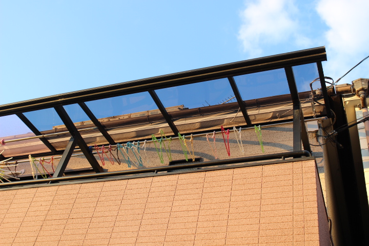 西宮市テラス屋根修理６