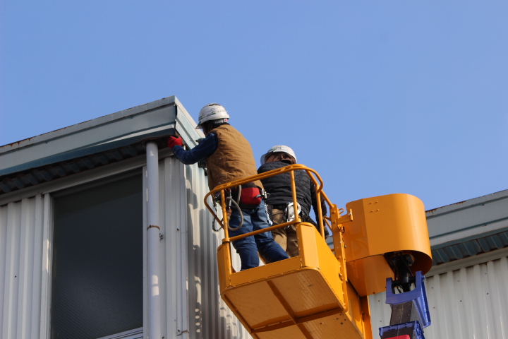 西宮市工場屋根修理7