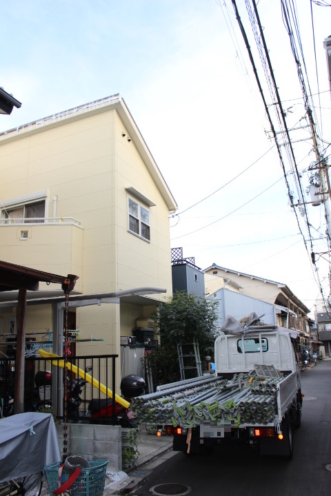 仮設足場設置２