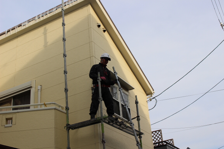 仮設足場設置３