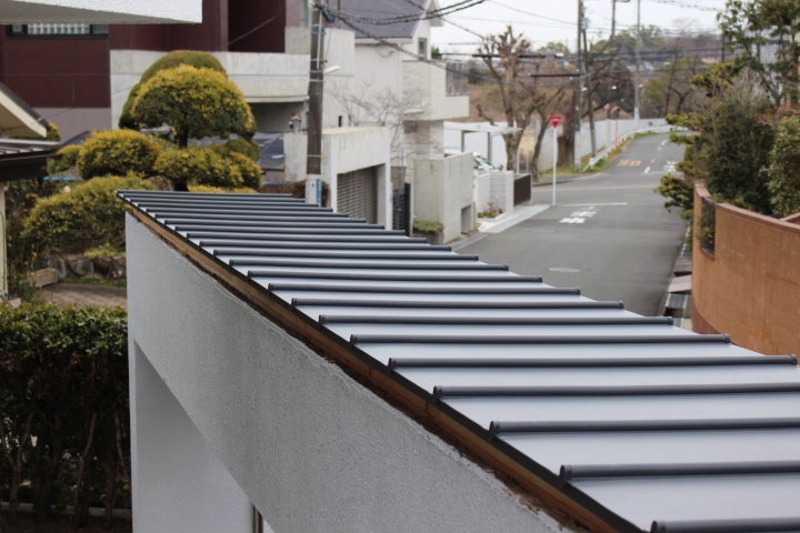 ガレージ屋根葺替え7