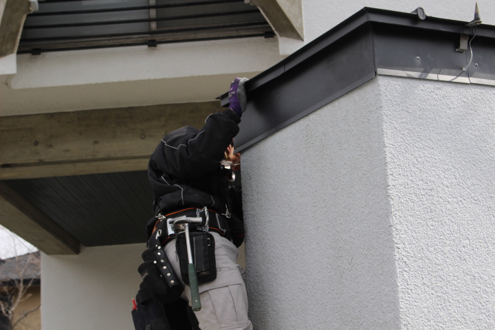 ガレージ屋根葺替え9