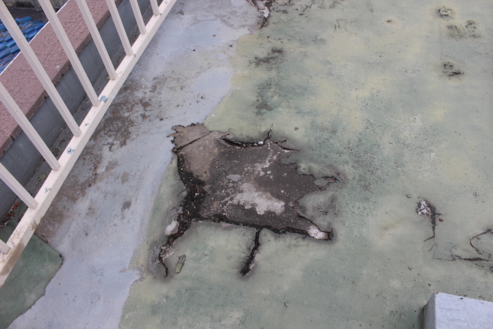 屋上防水＆雨樋修理７