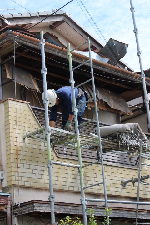 足場工事