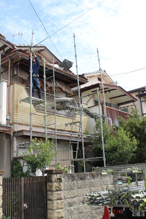 西宮市足場工事８