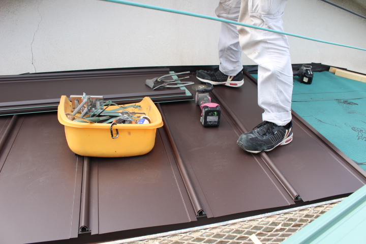 西宮市庇屋根修理１２