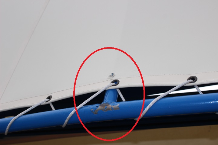 テント修理現場調査７