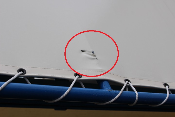 テント修理現場調査６