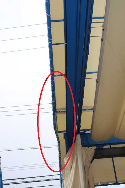 テント修理現場調査３