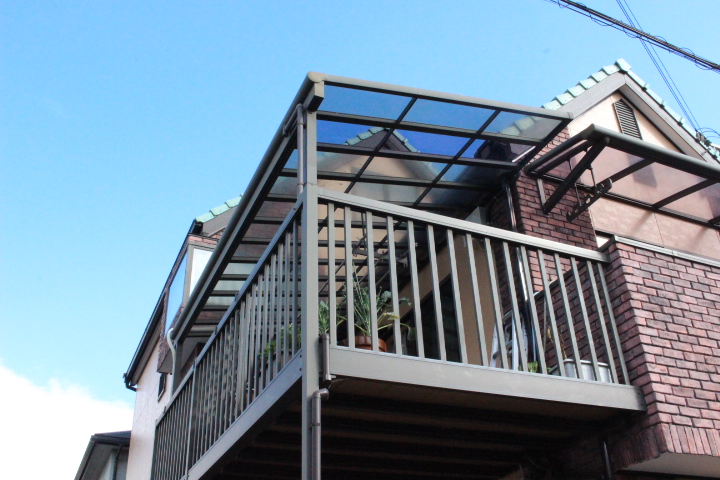 テラス屋根修理施工後１