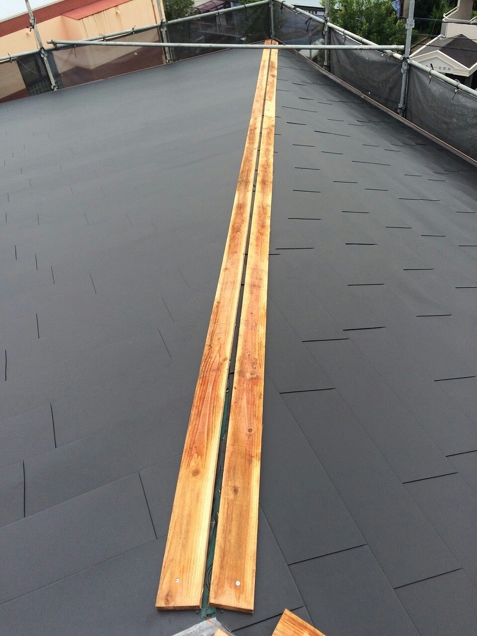 アパート　板金下地